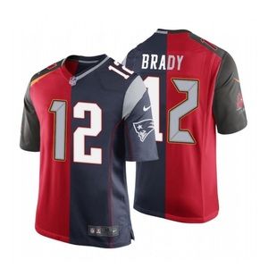 NWT large Tom Brady split Jersey bucks/patriots never worn-free shipping